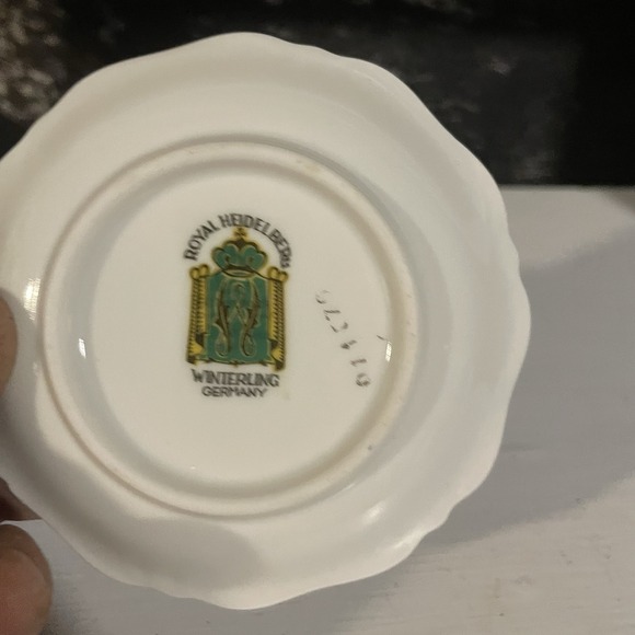 Vintage Royal‎ Heidelberg Winterling Bavaria Saucer Plate 3.5 Diameter - Picture 3 of 3